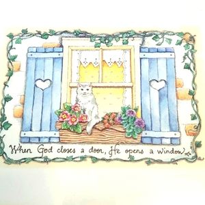 Linda Grayson Cottage Collection Framed Print 9×12 made in tbe USA